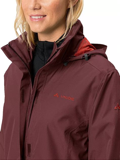 Vaude Damen Regenjacke Escape Light Beere