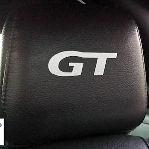 Ford Mustang GT Headrest Decals 2 Solid - Etsy