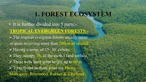 Types Of Ecosystem PPT