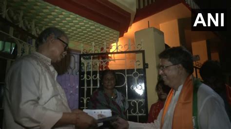 Opposition Misleading People Tripura Cm Manik Saha Holds Door To Door Campaign