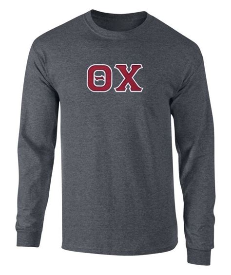 Theta Chi 2 Day Ship Twill Long Sleeve Tee Sale 3495 Greek Gear®