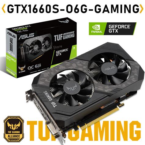 Asus-TUF-GTX-1660S-O6G-GAMING-Graphics-GTX-1660-SUPER-GPU-GDDR6 ...