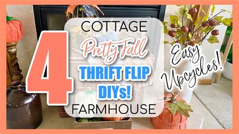 Thrift Flip Diy Projects For Fall Upcycled Rustic Cottage Farmhouse