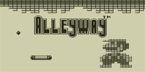 Alleyway Game Boy Games Nintendo