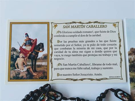 Cedula Rosario Novena A San Martin Caballero Para To Negocio Libro