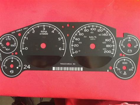 Purchase 2007 2010 OEM GM STOCK KM KILOMETER KPH 6 GAUGE CLUSTER GAUGE