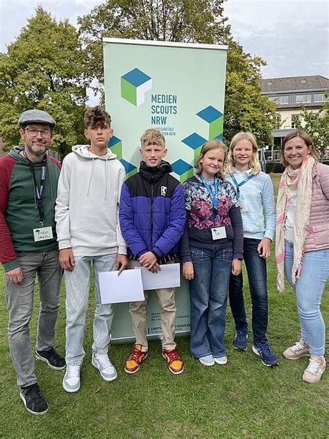 Frisch gebackene Medienscouts Wilhelm Hittorf Gymnasium Münster