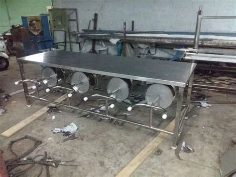 Seater Stainless Steel Canteen Dining Table Manufacturers In