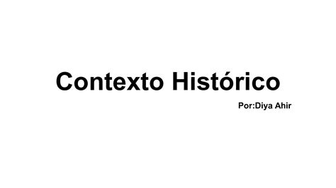 Calaméo Contexto Histórico