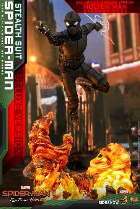 Hot Toys Spider Man Stealth Suit Deluxe Version