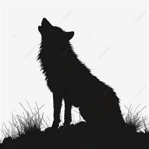 Animal Wolf Silhouette, Wolf, Silhouette, Animal PNG Transparent Image ...