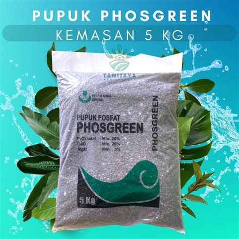 Jual Pupuk Phosgreen Kemasan 5Kg Pupuk Original Petro Nutrisi