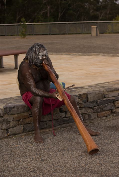 Aboriginal Man Playing Didgeridoo Aboriginal Playing Didge Flickr