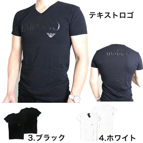 エンポリオ アルマーニ Tシャツ メンズ Vネック 半袖 1枚入り Emporio Armani ブランド 下着 インナー Armani