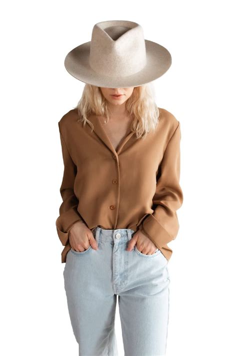 Gigi Pip Womens Rancher Hat Western Australian Wool Felt Zephyr