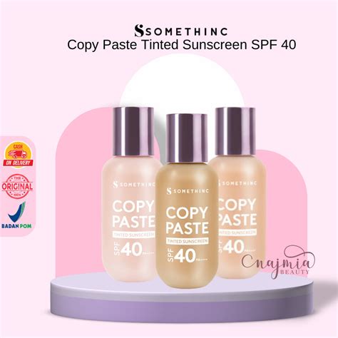 Jual Najmia Somethinc Copy Paste Tinted Sunscreen Spf Pa Skin