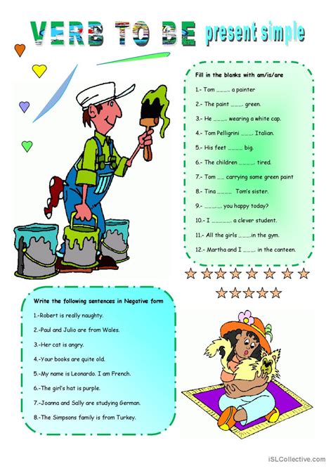 Verb To Be English Esl Worksheets Pdf And Doc