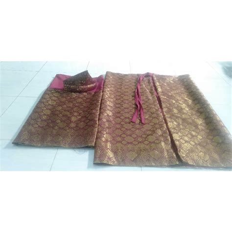 Jual Couple Songket Rumpak Tanjak Melayu Kain Cewek Shopee Indonesia