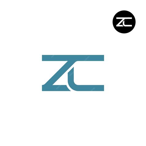 premium vector letter zc monogram logo design