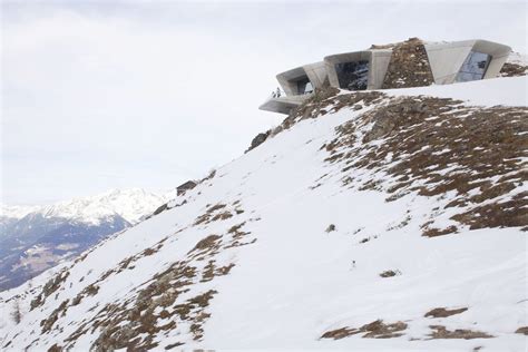 L Architecture D Aujourd Hui Messner Mountain Museum Chantier De L