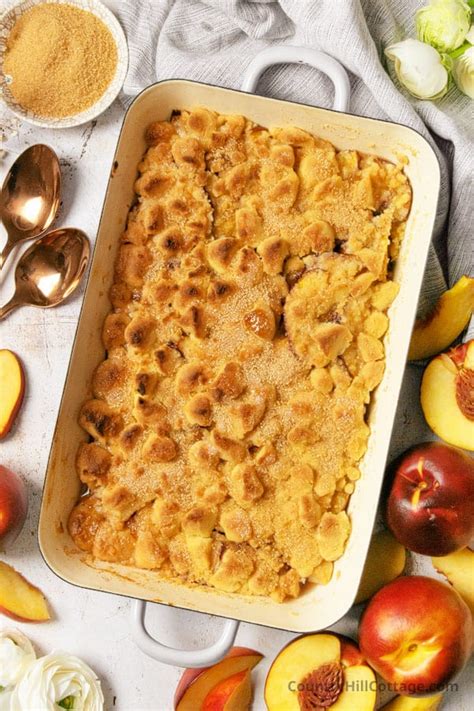 Nectarine Cobbler