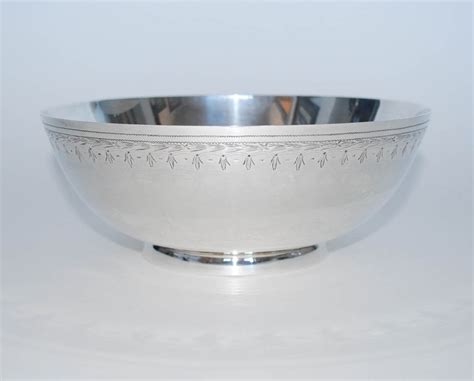 Sterling Silver Fruit Bowl Frank Whiting And Co” Vintage From