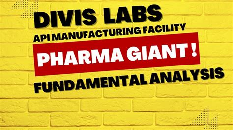 Divis Labs Fundamental Analysis L Divis Labs Share Latest News L Divis