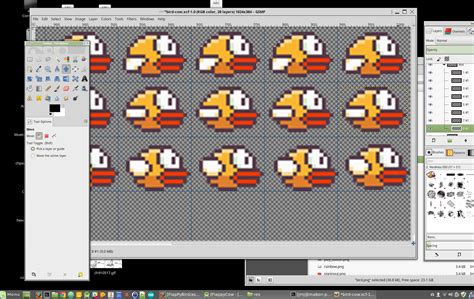 Flappy Bird Sprite Sheet