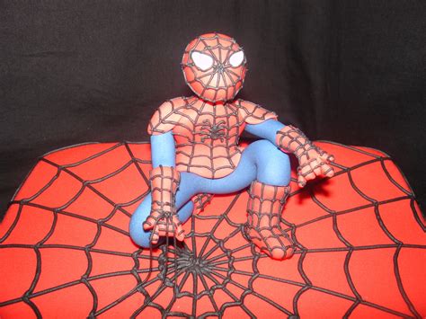 Spider Man Fondant Cake