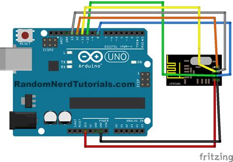 NRF24L01 2 4GHz RF Transceiver With Arduino Code And Schematics