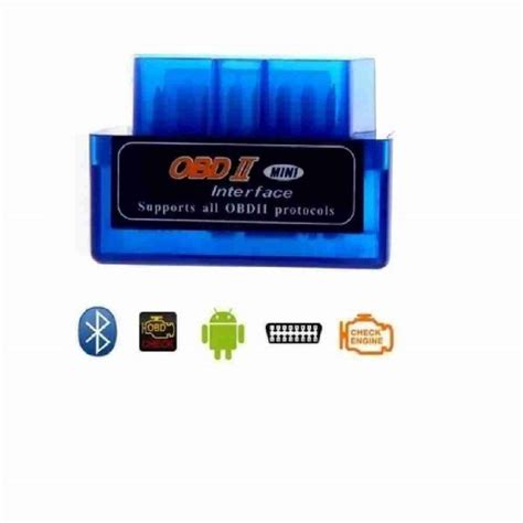 Esc Ner Automotriz Elm Scanner Bluetooth V Obd Ii Azul Cadi