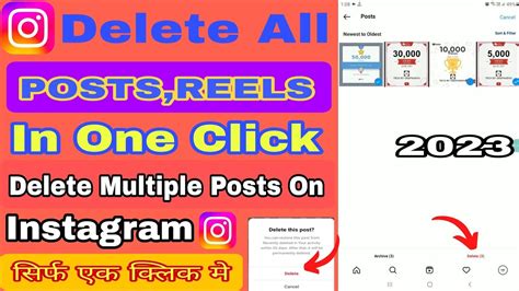 How To Delete All Instagram Posts All At Once How To Delete Instagram