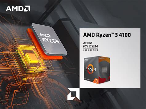 CPU AMD Ryzen 3 4100 3 8 GHz Boost 4 0GHz 11MB 4 Nhân 8 Luồng AM4