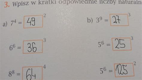 Wpisz W Kratki Odpowiednie Liczby Naturalne Brainly Pl