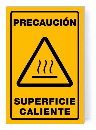 Letrero Se Aletica Peligro Superficie Caliente X Meses Sin Inter S