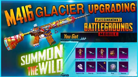 Call Of The Wild M416 Lucky Spin Pubg Mobile Upgrading M416 Glacier