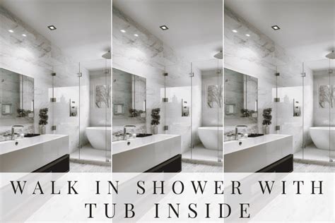 35 Luxurious Ideas For A Walk In Shower With Tub Inside ~ You’ll Never ...