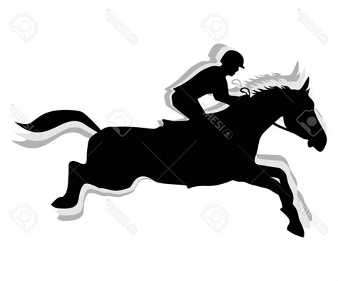 Horse Jumping Vector at GetDrawings | Free download