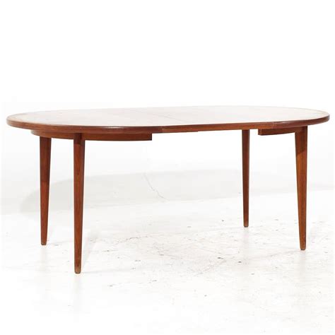 Karl Erik Ekselius For JOC Vetlanda MCM Swedish Teak Expanding Dining