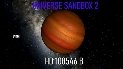 Hd 100546b Vs Earth Who Will Win Universe Sandbox 2 Youtube