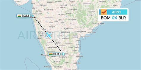 AI591 Flight Status Air India Mumbai To Bangalore AIC591