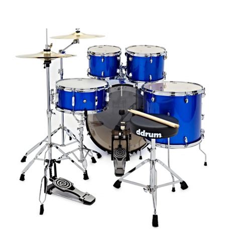 DDrum D2 Kit de Batterie 5 Fûts 22 Cobalt Blue Sparkle Gear4music