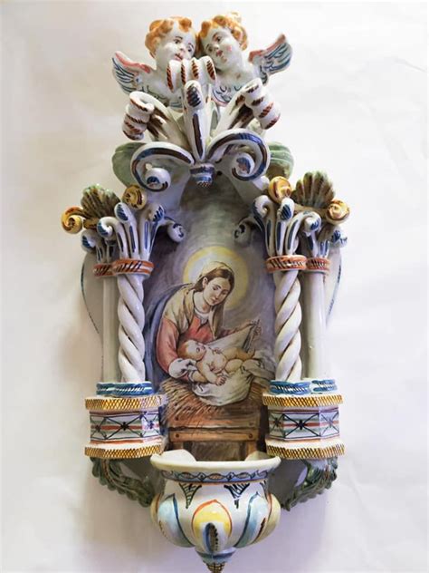 Pin Di Nicolas Aranguren Su Religiosas Ceramica Decorazioni Maiolica