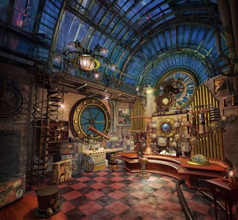 Steampunked Blog : Photo | Steampunk interior design, Steampunk interior, Steampunk bedroom decor