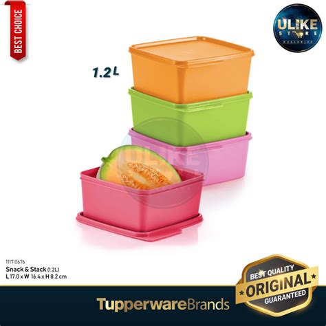 Tupperware Snack Stack L Pc Food Container Tupperware Lunch