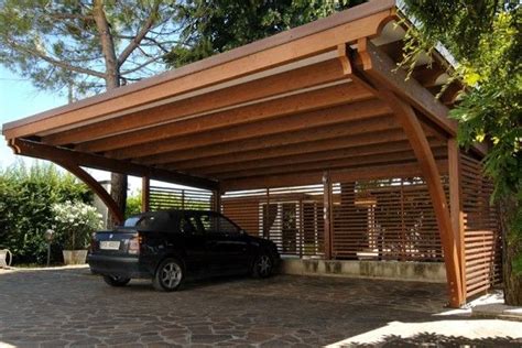 Carport In Legno A Lucca E Toscana La Pergola S R L Anbau Haus