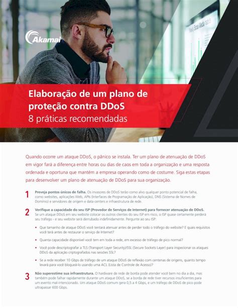 PDF 8 passos para um plano de atenuação de DDoS Akamai Elaboração