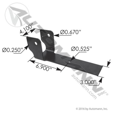 Mih5521 Ih Navistar Lower Shock Mounting Bracket Sadler Power Train Inc