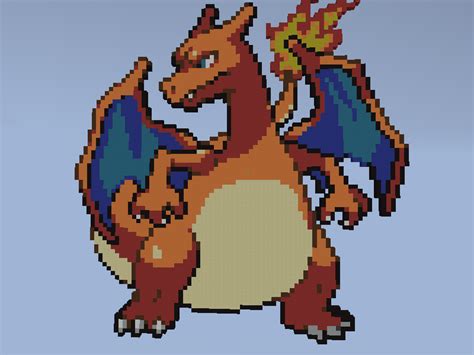 Charizard Pixel Art (Fixed) by PotatoPlayz on DeviantArt