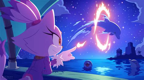 Blaze The Cat Sonic Rush Adventure Image By Sega 4216014